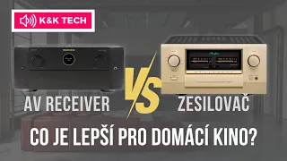 AV Receiver nebo zesilovač ⁉️ pro domácí kino [Teorie & Praxe]