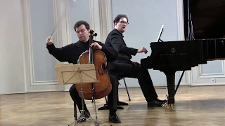 Концерт камерной музыки. Играют Сергей Словачевский (виолончель) и Сергей Кузнецов (фортепиано).