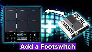 How to connect footswitch to SPD SX Pro