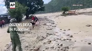 Dozens dead in flooding in northern India