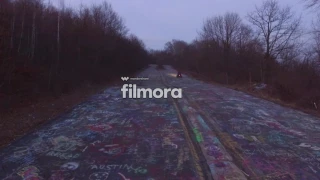 Graffiti Highway Centrailia Pennsylvania drone footage