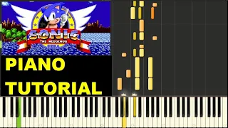 Sonic The Hedgehog - Opening Theme -  Piano Tutorial 60fps