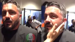 Bobo Vieri dà fastidio a Gattuso che SI ARRABBIA