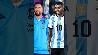 Angel Correa took Messi's No.10😱🔝#messi #angelcorrea #athletico #argentina #intermiami #psg #messi