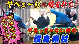 【最強の護身？】どうにもならない時の最終手段！ピンチを乗り切る護身杖術！そして最強の護身とは・・・#古武道#浅山一伝流