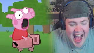 Peppa vs Minecraft Animation (German) | REAKTION