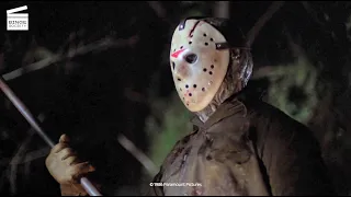 Friday the 13th Part VI: Jason Lives: Impaling two camp counselors (HD CLIP)