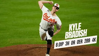 Kyle Bradish Pitching Orioles vs Nationals | 9/26/23 | MLB Highlights