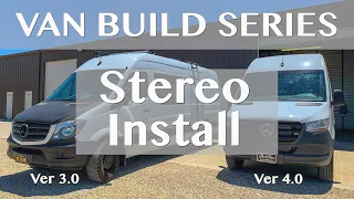 How to install an aftermarket stereo in a 2019 Mercedes Sprinter.