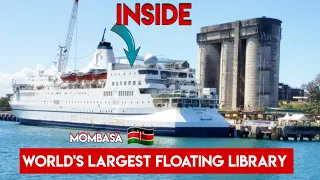 Inside MV LOGOS HOPE- World Largest Floating Library in Mombasa Kenya.