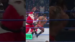 That moment Santa Claus DESTROYED Batista #shorts