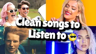 Clean songs to listen to in the car with your family!