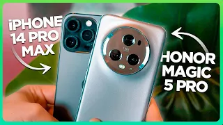 Vaya DOS BICHOS!! Honor Magic 5 Pro vs iPhone 14 Pro Max