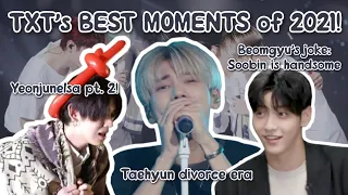 TXT's funniest/iconic moments of 2021!