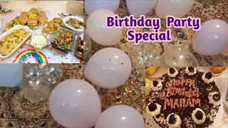 Birthday Party ideas 2020,Birthday party Special in Rabia's Vlog