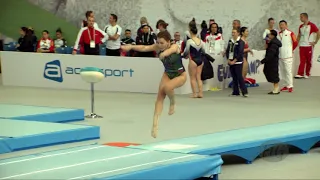 SILICHEVA Irina (RUS) - 2018 Trampoline Worlds, St. Petersburg (RUS) - Qualification Tumbling R2