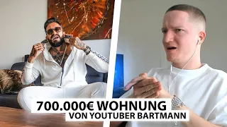 Justin reagiert auf 700.000€ Wohnung von Bartmann.. | Reaktion