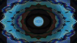 Fractal Glass Illusion ~Animated Kaleidoscope Screensaver w/ No Sound~