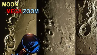 MOON has many secrets! View through a Telescope and answers to questions. Subtitle translation