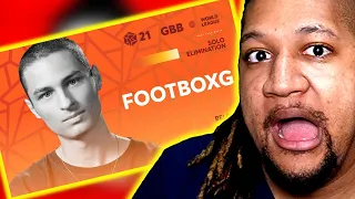 Reaction to FootboxG 🇧🇪 I GRAND BEATBOX BATTLE 2021: WORLD LEAGUE I Solo Elimination