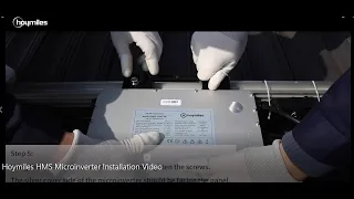 Hoymiles HMS Microinverter Installation Video