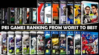 From WORST to BEST rated PES games