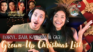 Grown-Up Christmas List  Cover by - Daryl Ong, Sam Mangubat, Katrina Velarde, & Gigi  | REACTION