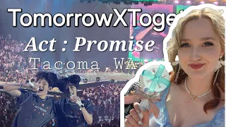 TOMORROWXTOGETHER ACT: PROMISE World Tour ✨️💙 | Tacoma Dome, WA | VLOG