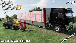 Selling silage bales | Animals on Oakfield Farm | Farming Simulator 19 | Episode 8