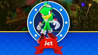 Sonic Dash - Jet New Character Unlocked and Fully Upgraded - All Characters All Bosses Zazz Eggman