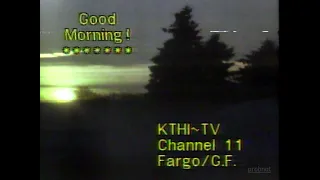 KTHI Fargo Sign-on [August 15, 1984]