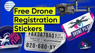 Free Drone Registration Stickers