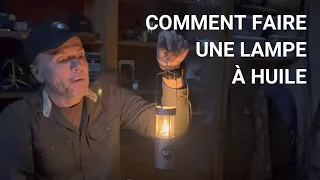 Comment faire une lampe à huile.