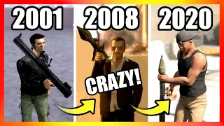 Evolution of RPG LOGIC in GTA Games (2001-2020)