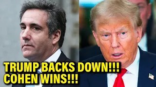 Donald Trump GIVES UP and SURRENDERS to Michael Cohen like a COWARD