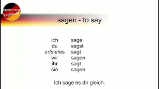 Deutsche Grammatik - Die Gegenwart und die Zukunft