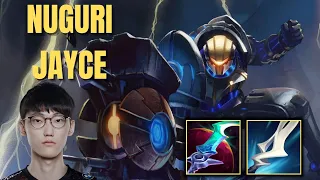 FPX NUGURI IS DOMINATING WITH JAYCE TOP - NUGURI PLAYS JAYCE VS SETT - PATCH 11.7