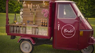 Bordo the Prosecco van - Piaggio Ape  50 jako mobilny drink bar