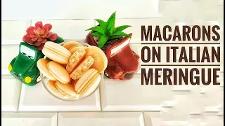 Macarons on Italian meringue ASMR 0+