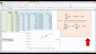 How To... Calculate a Correlation Coefficient (r) in Excel 2010