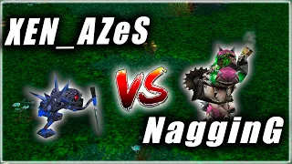 XEN_AZeS VS NagginG | Заруба стримеров | # Игра 2  Slark vs Rizzrak