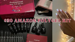 Polygel for Beginners | $20 Amazon Polygel Nail Kit Review
