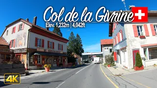 Col de la Givrine, Switzerland 🇨🇭 Driving from Nyon, Switzerland to Les Rousses, France