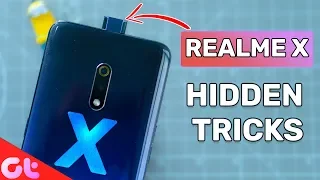 Top 10 Realme X Tricks  | Best Hidden Features | Pop-Up Camera, Gaming & More | GT Hindi