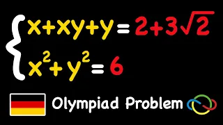 Solving a System of Equations from Germany | German Math Olympiad Problem | Can You Solve This?