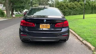 2019 BMW M550i xDrive Startup & Revs - Stock Exhaust