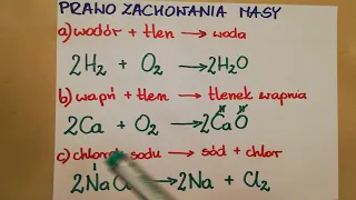 Odczytywanie zapisu reakcji chemicznych