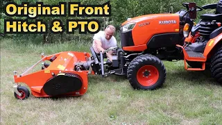 Kubota Original Front 3P Hitch and PTO from Zuidberg for Compact Tractor