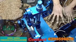Double tobacco cutting machine Any type leaf cutting machine