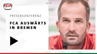 18/19 // LIVE Pressekonferenz vor Bremen // Cheftrainer Manuel Baum